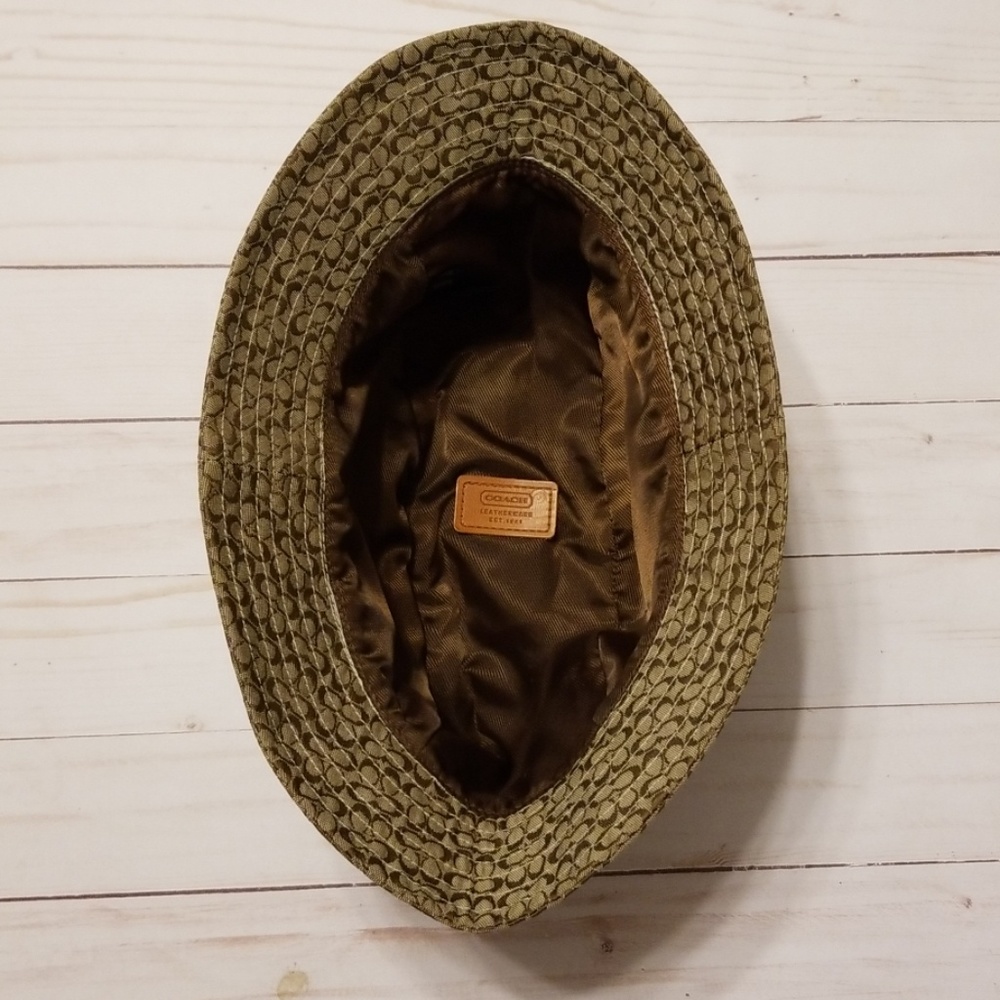 Coach Hat Brown bucket - Picture 4 of 6
